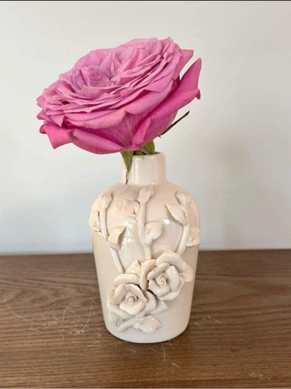 Ceramic Rose Bud Vase